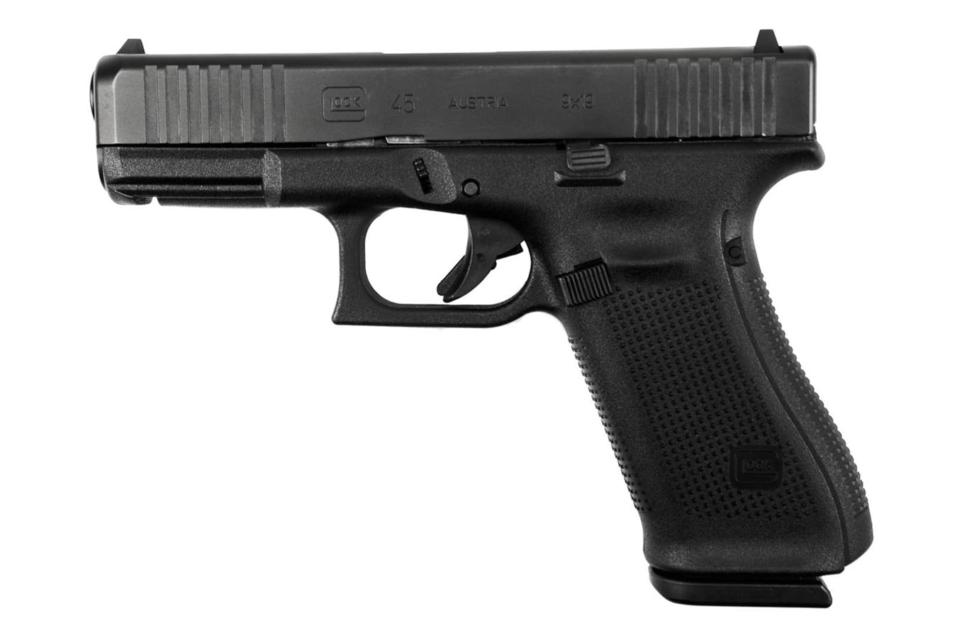 GLOCK 45 Gen5 9mm Full-Size Pistol with 17-Round Magazine and Glock Night Sights (LE)